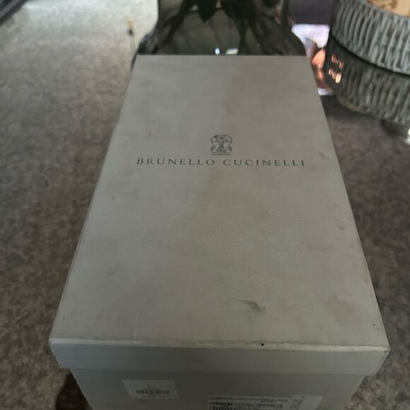 Brunello Cucinelli Croc Effect Slide Sandals NWB - Picture 2 of 9